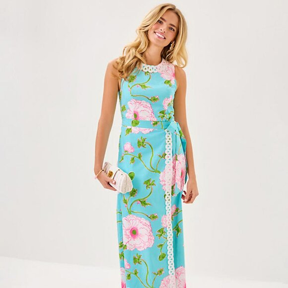 Lilly Pulitzer Fresia Stretch Maxi Shift - Picture 1 of 2